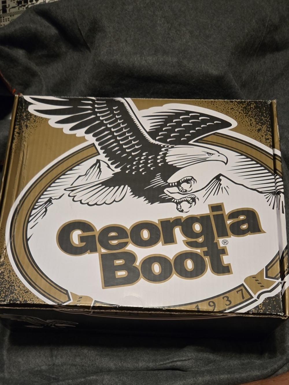 Georgia Boot Georgia Giant Revamp Waterproof Chelsea Work Boots Black Mens